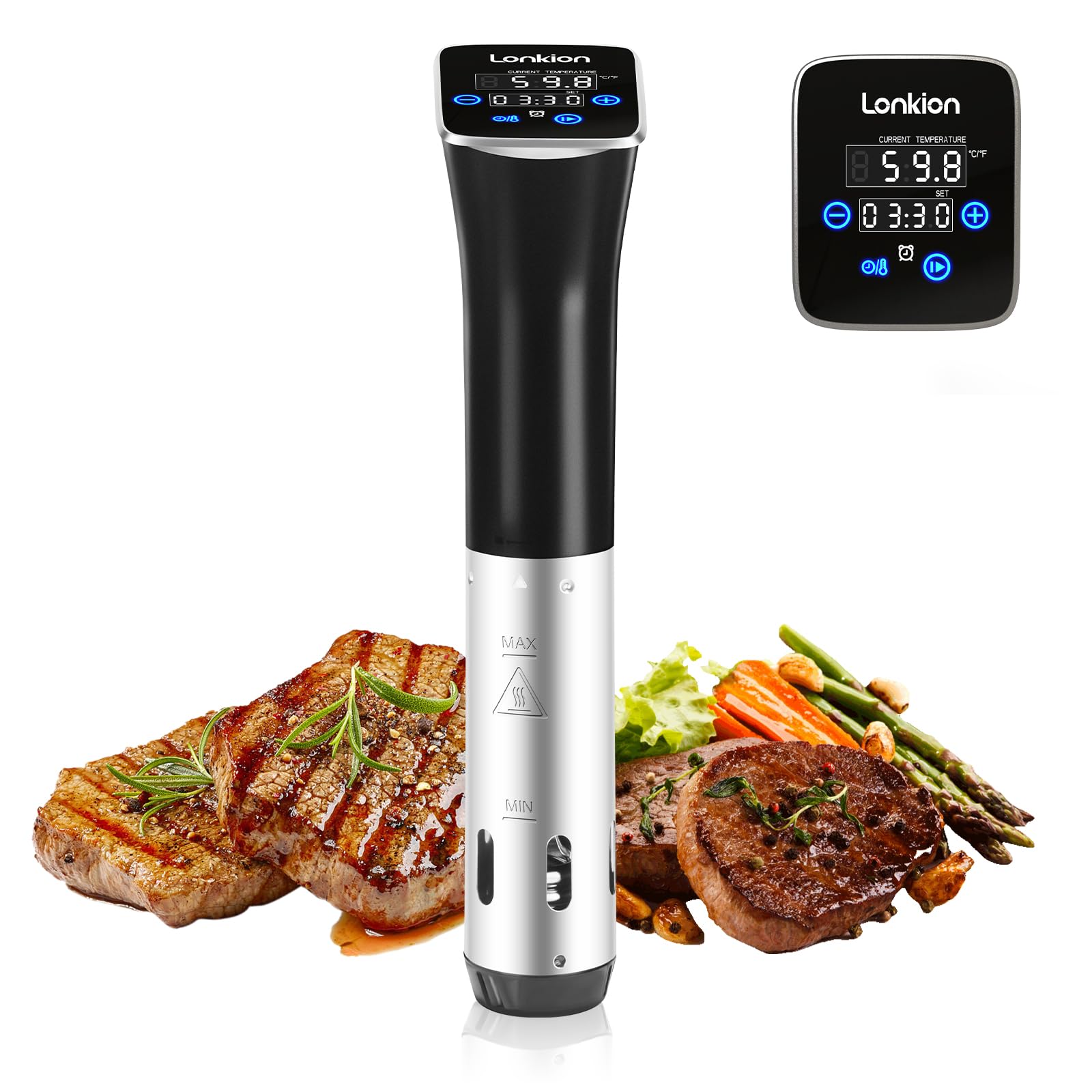 Amazon.com: Sous Vide, Lonkion Sous Vide Cooker Machine